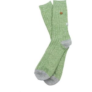 Alfredo Gonzales sokken twisted wool groen - 46-48