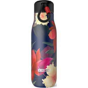 Zoku - Thermosfles 500 ml Paradise - Roestvast Staal - Multicolor