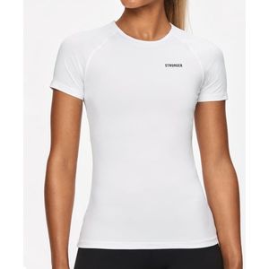 Stronger - Signature Tee - Sportshirt - Dames - Wit - Maat XL
