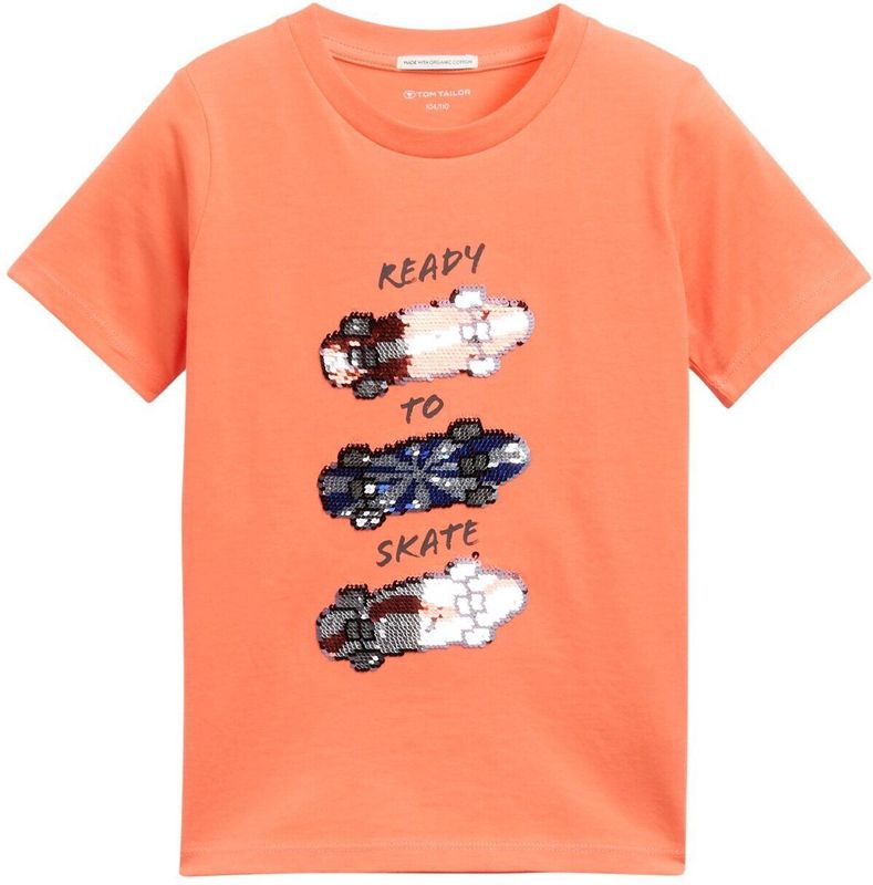 Tom Tailor - T-shirt - Korte Mouwen - Jongens - Hoog Draagcomfort