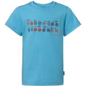 Vaude - Kid's Lezza - T-shirt - Blauw - 100% Katoen
