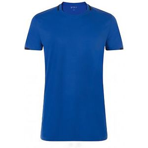 SOLS - Classico Contrast - Voetbal T-Shirt - Koninklijke Blauw/Franse Marine