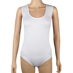 Dames body J&C met Lange mouw slipmodel Wit - maat L/XL