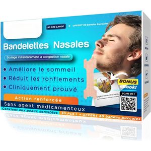 Neusstrips - Neusstrip - Neuspleisters - Neusspreider - Neusstrips snurken - Neuspleisters snurken - Anti snurk - Anti snurk producten - Anti snurk pleisters - Zorg voor een betere nachtrust! - Zweetbestendig - Nasal strips - Voor Gevoelige Huid -