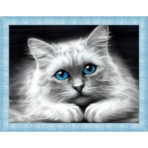 Diamond Painting Blue-Eyed Cat 40 x30