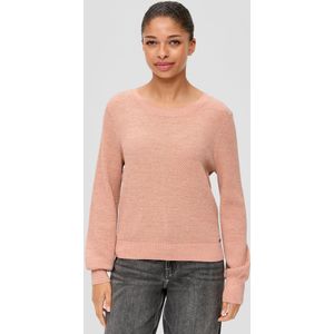 Q/S By S.Oliver Gebreide Trui Zalm