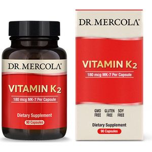 Dr. Mercola - Vitamine K2 - 180 mcg - 90 Capsules