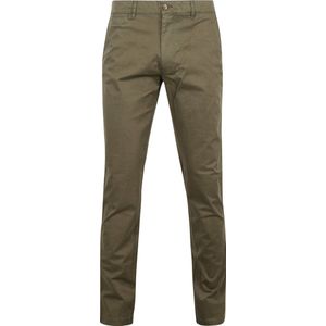 Suitable - Chino Plato Olijfgroen - Heren - Maat 28 - Modern-fit