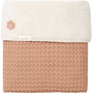 Koeka - Oslo - Dekentje - Lichtbruin - Katoen - Wafelstof