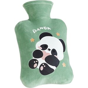 Livano Warmtekruik - Warmwaterzak Met Hoes - Warmwaterkruik - Warmtekussen - Knuffel Kruik - Bag - Groen