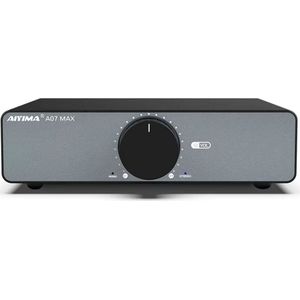 AIYIMA A07 MAX - HiFi-versterker - 300W x 2 - Klasse D - Overbrugbare Mono Stereo