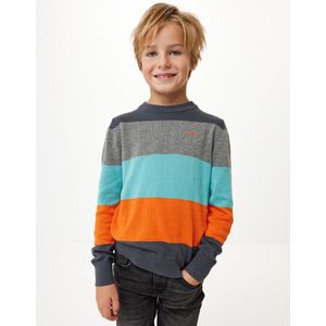 Striped Trui Jongens - Donker Grijs - Maat 122-128