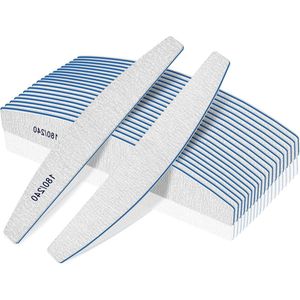 Professionele Nagel Bestanden - 12 Stuks - Geschikt voor Natuurlijke Nagels - Herbruikbaar