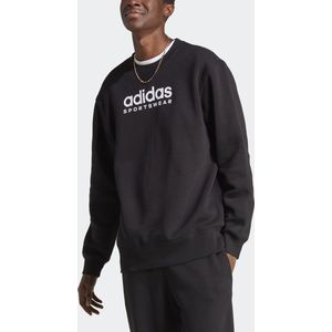 adidas Sportswear All SZN Fleece Graphic Sweatshirt - Heren - Zwart- M Kort