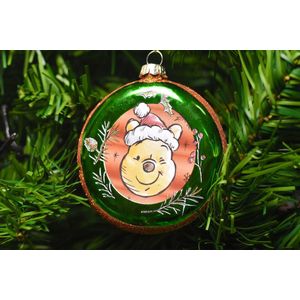 Pooh glazen disc ornament