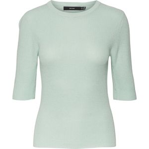 Vero Moda VMNEWLEXSUN 2/4 TIGHT O-NECK BLOUSE GA Dames T-shirt - Maat XL
