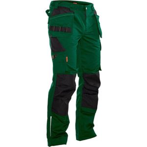 Jobman Practical 2322 Werkbroek Holsterpockets - Mannen - Bosgroen/Zwart - 60