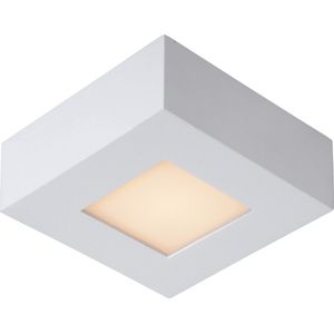 Lucide Brice plafondlamp vierkant wit 11cm