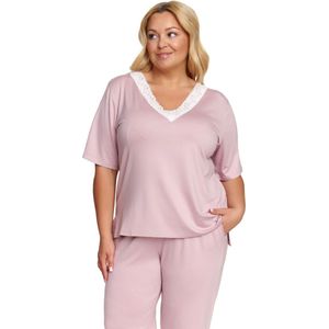 Doctor Nap Dames Pyjama Viscose Korte Mouw Lange Broek Viscose Papaya PB.7154 40 / L