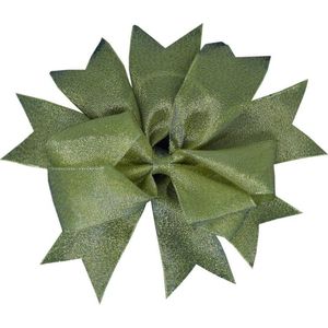 Jessidress Speciale Grote Haarelastiek met Haarstrik van 18 cm Elastieken - Goud