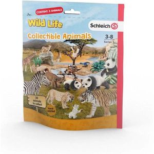 Schleich Wildlife - Verzamelfiguurtjes - 3 stuks - Wilde dieren