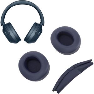 Lederen Ear Pads & Hoofdbandkussen Kit voor WH XB910N Hoofdtelefoon - 3 Stuks