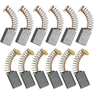 Koolborstels voor elektromotoren - Universeel - 13 mm x 8 mm x 5 mm - Duurzame kwaliteit - 12 stuks