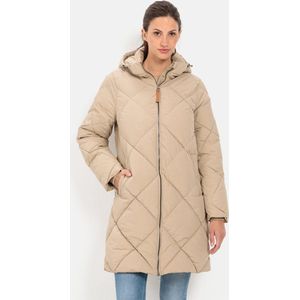 camel active Gewatteerde jas van gerecycled polyester - Maat womenswear-34 - Beige