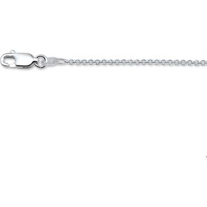 Zilveren Collier anker rond 1 1018843 70 cm