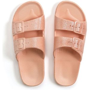 FREEDOM MOSES SLIPPERS APRICOT GLITTER Jongen/Meisje slippers / flipflops / badslipper - Roze - 41/42 - (634052225656)