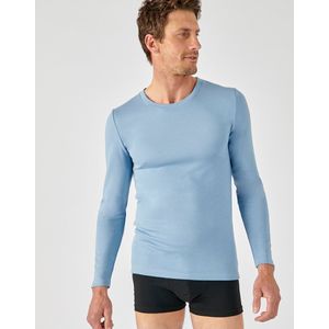 Damart - Dubbelzijdig gebreid T-shirt met lange mouwen Thermolactyl - Heren - Blauw - (86-93) S