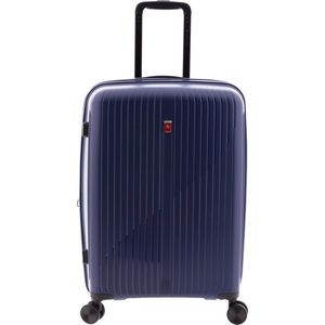 Gladiator Calypso Middelgrote Expandable Koffer met TSA slot - 63 cm - 64/70 liter - Blauw