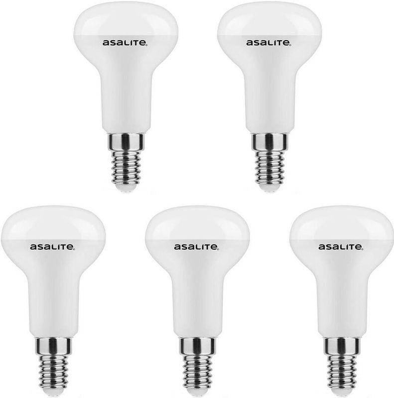 Asalite - LED Lamp R50 - E14 Fitting - Warm Wit Licht - 5W = 35W - 400 Lumen - 3000K - 5 stuks