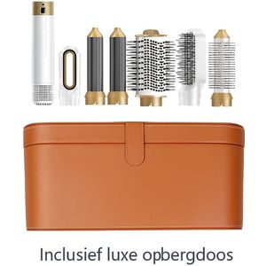 6 in 1 Föhnborstel & Multistyler – 1200W High Speed Haarstyler – Met Coanda Effect – Krultang, Föhn & Borstel in één – 3 Warmtestanden – Inclusief Opzetstukken & Reisetui