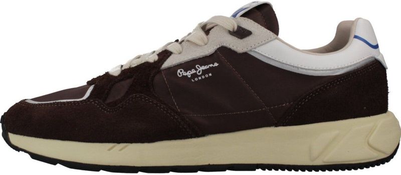 Pepe Jeans - Marlon Vibe - Leren Sneakers - Marineblauw - Casual