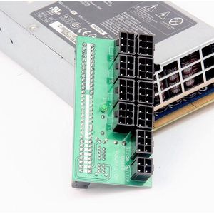 9x6pin Power Module Breakout Board Voor Hp 1200W 750W PC Voeding Server PSU Gpu Ethereum Eth Mining
