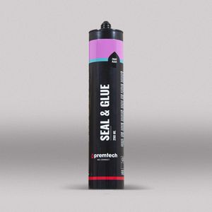 Premtech Seal&Glue afdichtingskit en constructielijm montagekit - koker 290ml - zwart (102102)
