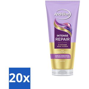 Andrélon – Haarmasker WOW – Intense Repair – 180 ml - Bulkverpakking - 20 stuks