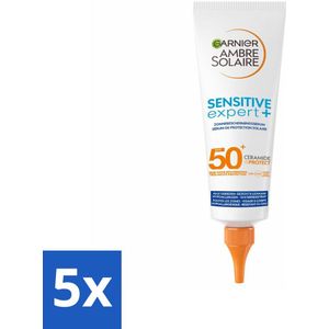 Garnier - Ambre Solaire - Zonnebrandserum - Sensitive Expert - SPF 50+ - 125 ml - Bulkverpakking - 5 stuks