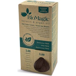 BioMagic - Haarverf Complete KIT - Donker Bruin - Biologische Ingrediënten