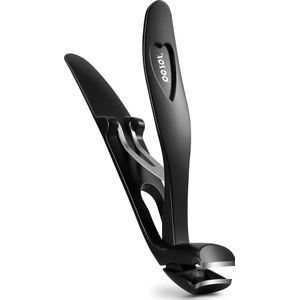 Nagelknipper schuine kop senioren ergonomische dikke nagels vanger mannen vrouwen premium staal zwart
