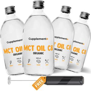 MCT C8 Olie - Biologisch - Vloeibaar - 100% Natuurlijk - Geschikt voor Keto