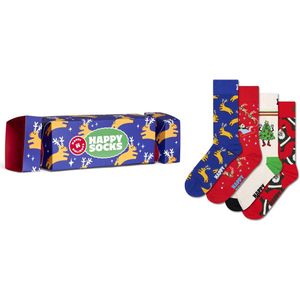 Happy Socks - Holiday Cracker Gift Set - Crewsokken - 4 Paren