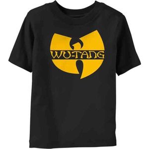 WuTang Clan Kinder Tshirt -Kids tm 2 jaar- Logo Zwart