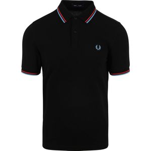 Fred Perry - Polo M3600 Zwart - Slim-fit - Heren Poloshirt Maat S