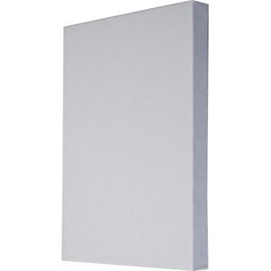 Spieraam met canvas schildersdoek dennenhout katoen wit 100x70x35 cm schildersdoek groot