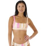 Rip Curl Ripple Effect Crop Bikinitop Roze XL Vrouw