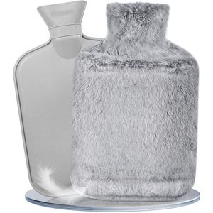 Warme waterkruik met kangoeroezak - 2 liter lekvrije en duurzame bedfles voor volwassenen en kinderen
