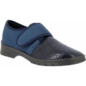 Varomed - Strasbourg - Lage Verbandschoenen - Zwart - Croco Stretchmateriaal