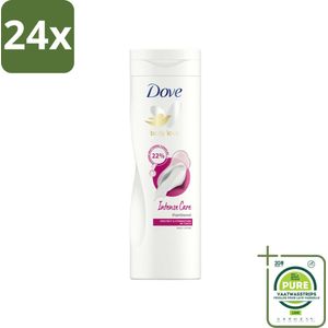 Dove Bodylotion Intense Care 400 ml - Voordeelverpakking - 24 stuks - Lichaamslotion - Intensieve hydratatie